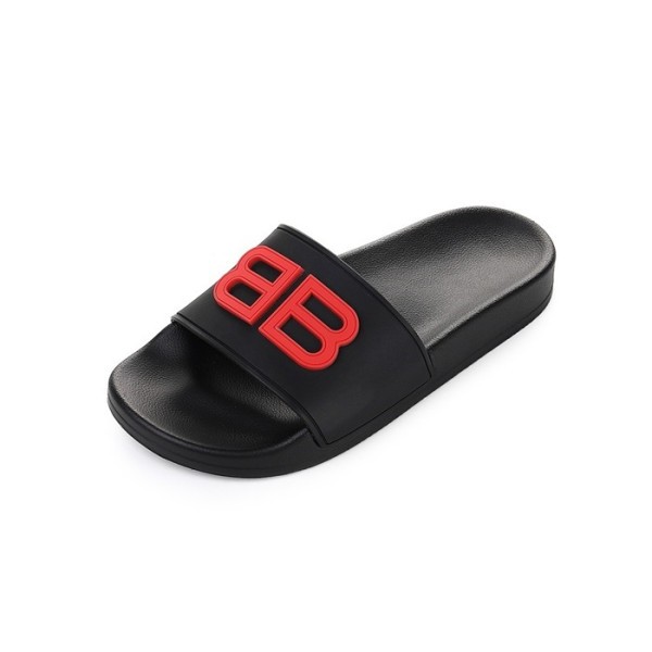 ✨발렌시아가 남/녀 블랙 슬리퍼 - Balenciaga Unisex Black Slippers - bas215x