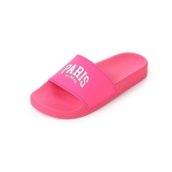 ✨발렌시아가 남/녀 핑크 슬리퍼 - Balenciaga Unisex Pink Slippers - bas217x