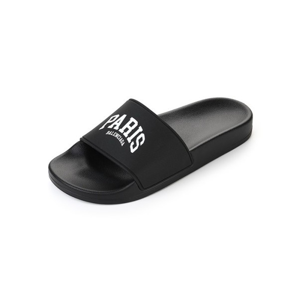 ✨발렌시아가 남/녀 블랙 슬리퍼 - Balenciaga Unisex Black Slippers - bas218x