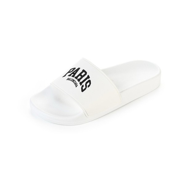 ✨발렌시아가 남/녀 화이트 슬리퍼 - Balenciaga Unisex White Slippers - bas220x