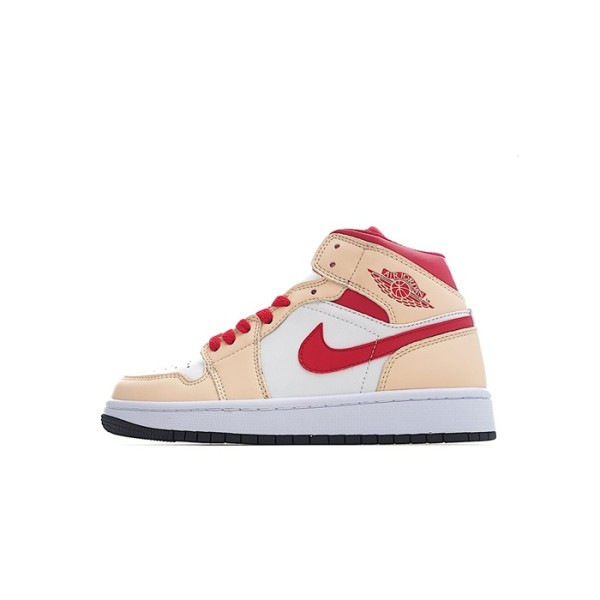 ✨나이키 남/녀 레드 하이탑 스니커즈 - Nike Jordan 1 Unisex Sneakers - nis292x