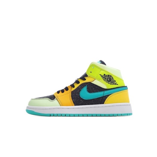 ❤나이키 남/녀 그린 하이탑 스니커즈 - Nike Jordan 1 Unisex Sneakers - nis295x