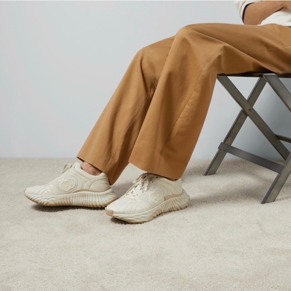 ✨구찌 남/녀 화이트 스니커즈 - Gucci Unisex White Sneakers - gus343x