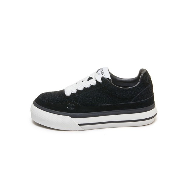 ✨샤넬 여성 블랙 스니커즈 - Chanel Womens Black Sneakers - chs378x