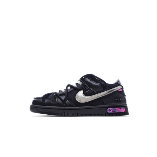 ❤나이키 x 오프화이트 남/녀 블랙 스니커즈 - Nike Dunk x Off-white Unisex Sneakers - nis404x