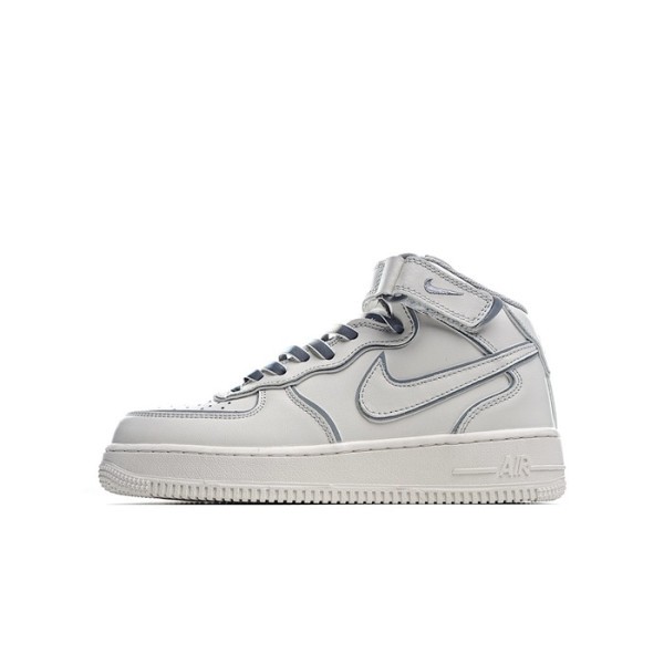 ✨나이키 남/녀 그레이 하이탑 스니커즈 - Nike Air Force 1 Unisex Sneakers - nis448x