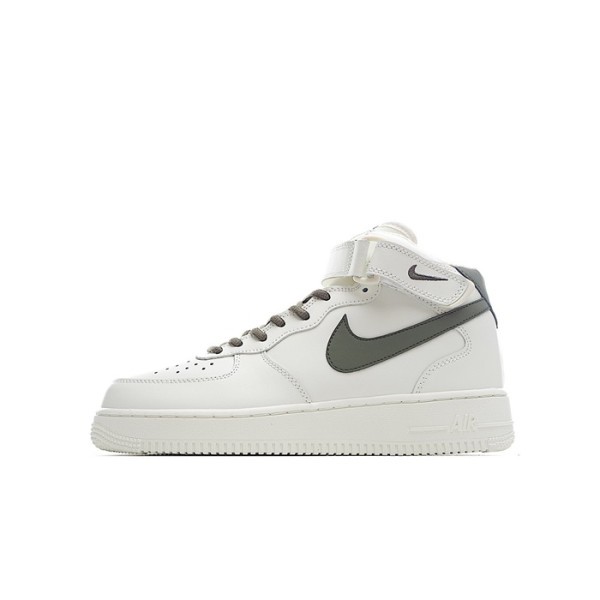 ✨나이키 남/녀 카키 하이탑 스니커즈 - Nike Air Force 1 Unisex Sneakers - nis449x