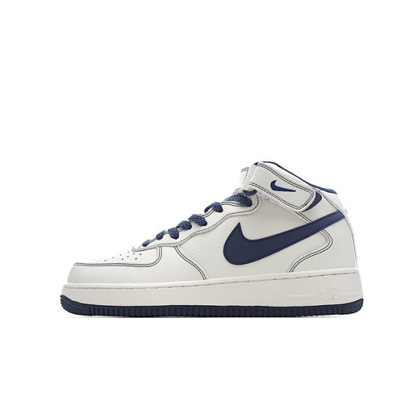 ✨나이키 남/녀 네이비 하이탑 스니커즈 - Nike Air Force 1 Unisex Sneakers - nis476x