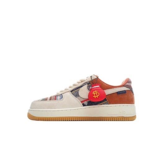 ❤나이키 남/녀 카멜 스니커즈 - Nike Air Force 1 Unisex Sneakers - nis488x