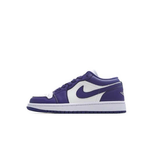 ❤나이키 남/녀 퍼플 스니커즈 - Nike Air Jordan 1 Low Unisex Sneakers - nis500x