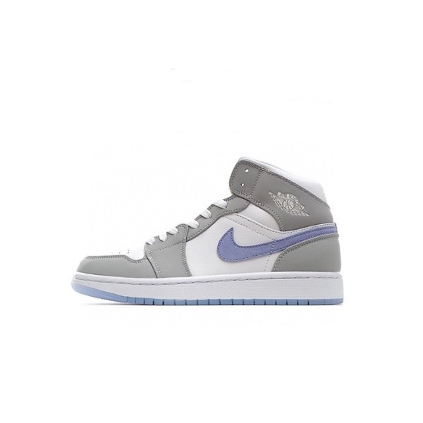 ✨나이키 남/녀 그레이 하이탑 스니커즈 - Nike Air Jordan 1 Mid Unisex Sneakers - nis518x