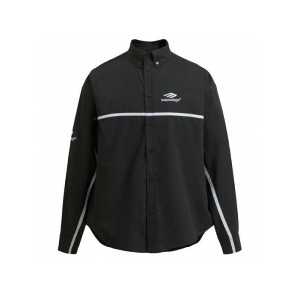 ✨발렌시아가 남성 블랙 셔츠 - Balenciaga Mens Black Shirts - bac378x