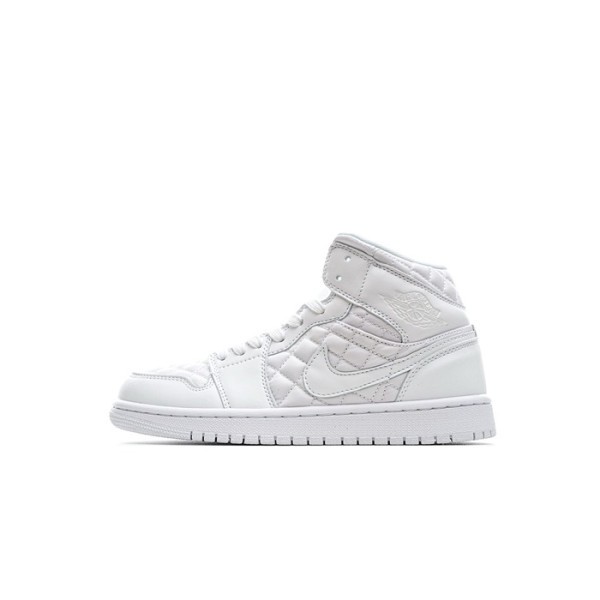 ✨나이키 남/녀 화이트 하이탑 스니커즈 - Nike Air Jordan 1 Mid Unisex Sneakers - nis532x