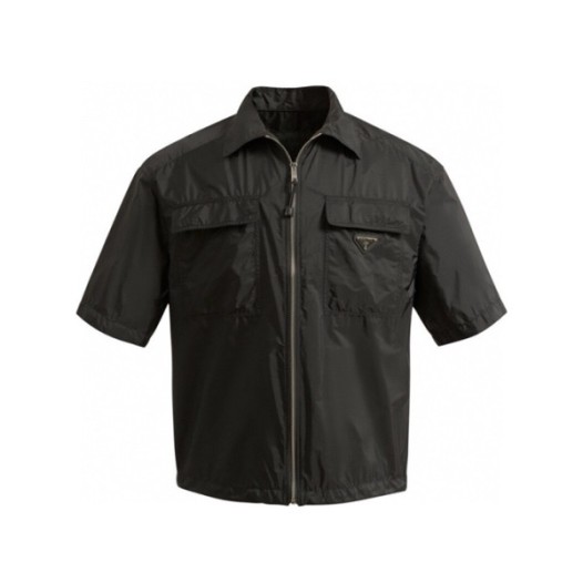 ❤프라다 남성 블랙 반팔 셔츠 - Prada Mens Black Shirts - prc394x