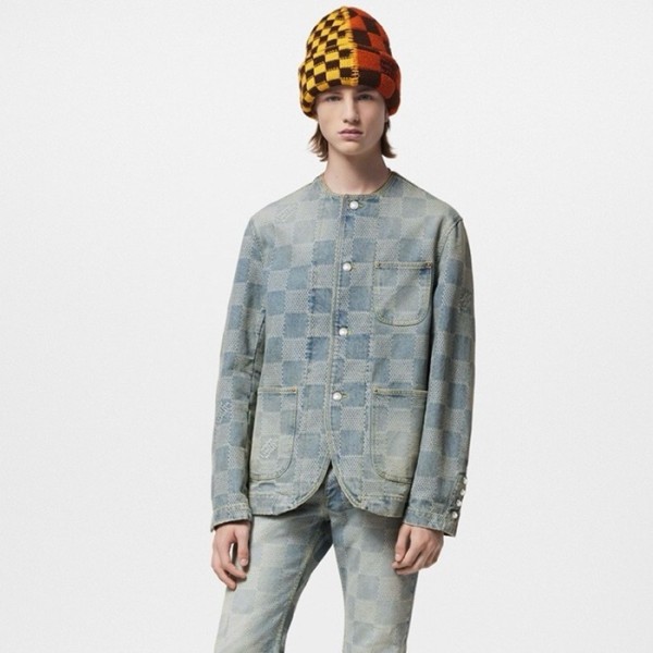 ✨루이비통 남성 블루 재킷 - Louis vuitton Mens Blue Jackets - moc407x