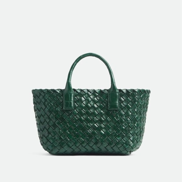 ✨보테가 베네타 여성 그린 미니 카바트 백- Bottega Veneta Womens Mini Cabat Bag - bvb1489x