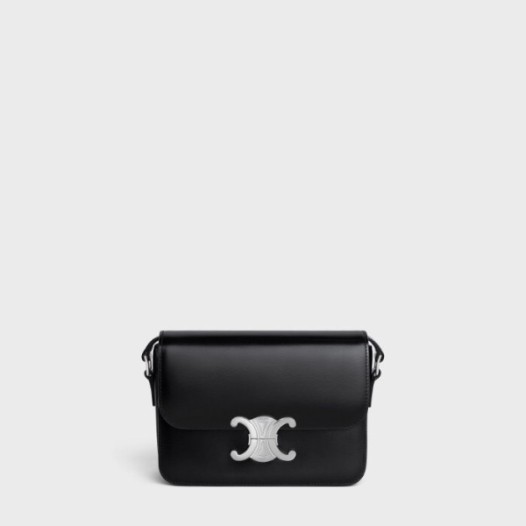 ❤셀린느 여성 실버 틴 트리옹프 백 - 샤이니 카프스킨 - Celine Womens Triomphe Tin - ceb1498x