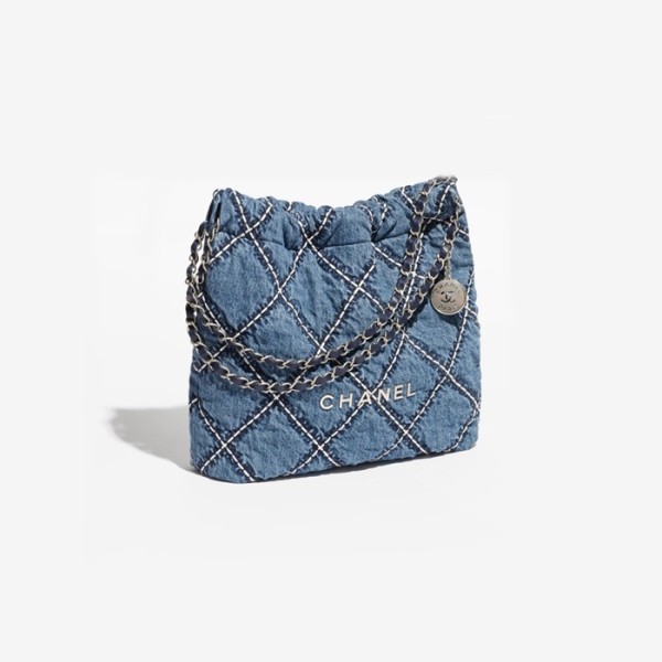 ✨샤넬 여성 24p 블루 22백 - Chanel Womens Blue 22 Bag - chb1516x
