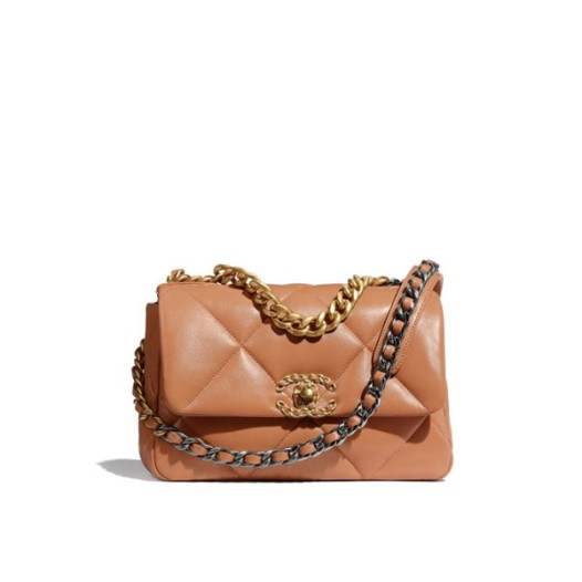 ❤샤넬 여성 램스킨 19백 【매장-1400만원대】 - Chanel Womens Brown 19 Bag - ch1519x