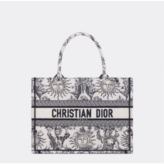 ❤디올 여성 자수 북토트 M1296 - Dior Womens Black Book Tote - dib1531x
