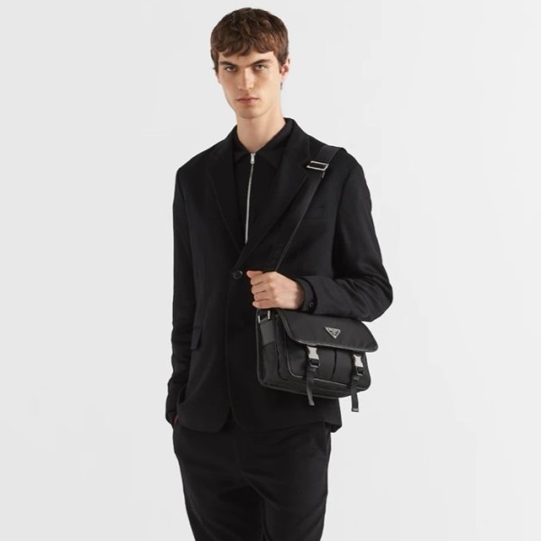 ✨프라다 남성 블랙 메신저 백 - Prada Mens Black Cross Bag - prb1565x