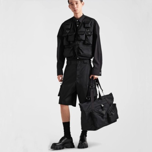 ❤프라다 남성 블랙 쇼퍼백 - Prada Mens Black Shopping Bag - prb1566x