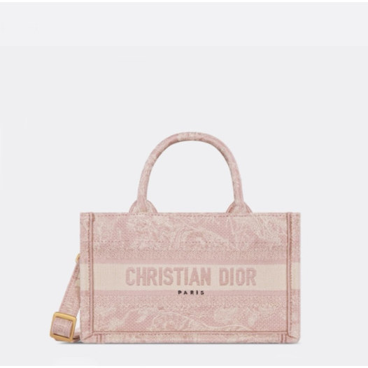 ❤디올 여성 핑크 미니 북토트 - Dior Womens Pink Book Tote - dib1568x