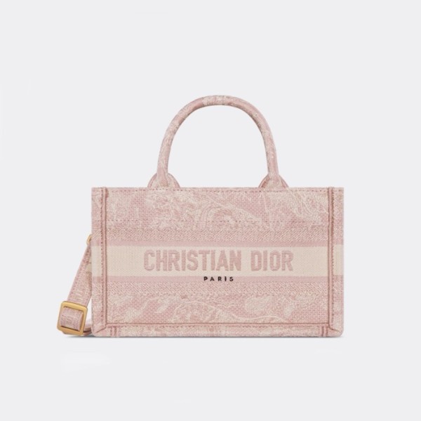 ✨디올 여성 핑크 미니 북토트 - Dior Womens Pink Book Tote - dib1568x