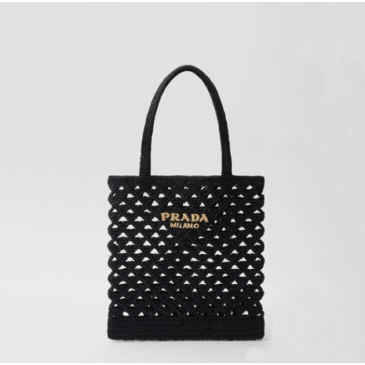 ❤프라다 여성 블랙 라탄백 - Prada Womens Black Shoulder Bag - prb1573x