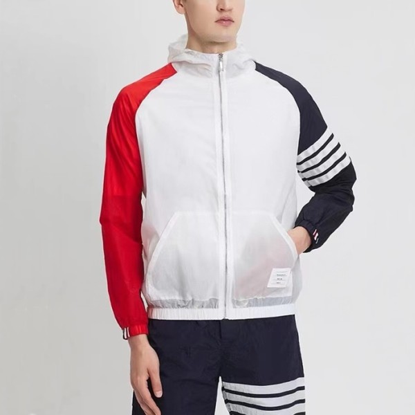 ✨톰브라운 남성 네이비 자켓 - Thom Browne Mens Navy Jackets - thc58x