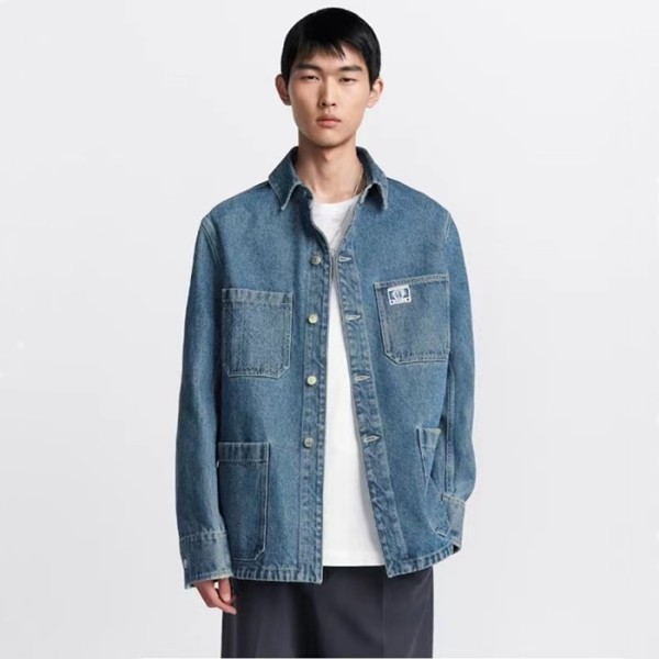 ✨디올 남성 블루 자켓 - Dior Mens Blue Jackets - dic353x