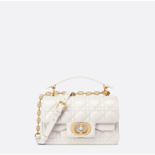 ❤디올 여성 화이트 탑 핸들 졸리 백 - Dior Womens White Jolie Bag - dib1590x