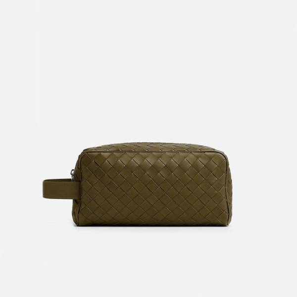 ✨보테가베네타 남성 카키 파우치 - Bottega Veneta Mens Khaki Pouch - bvb1600x