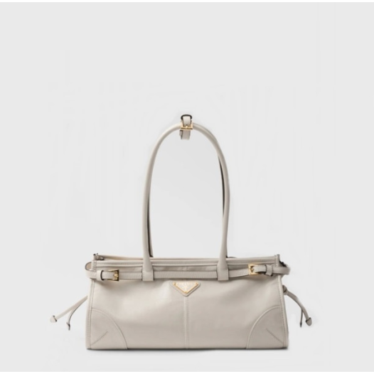 ❤프라다 여성 화이트 럭스 소프트 백 - Prada Womens White LuxSoft Bag - prb1604x