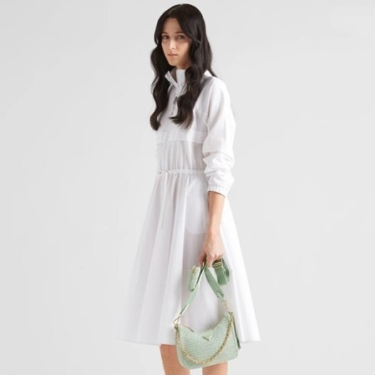 ❤프라다 여성 민트 라탄 백 - Prada Womens Mint Cross Bag - prb1606x