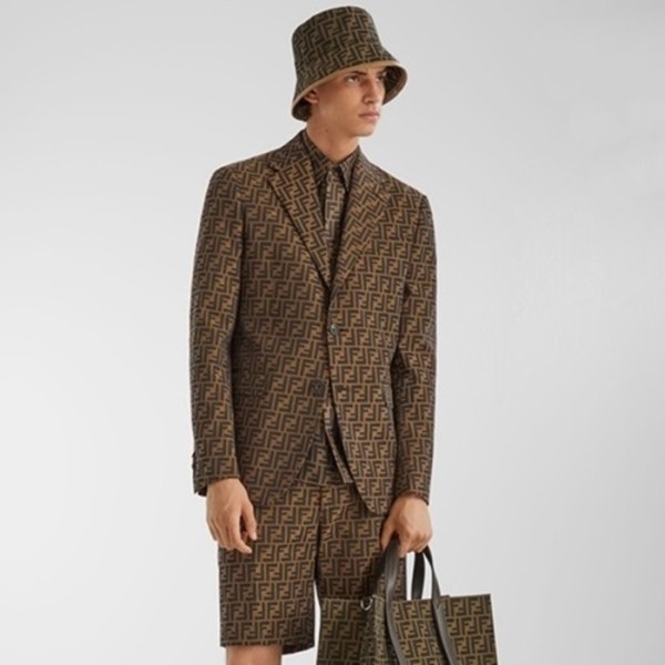 ✨펜디 남성 카키 반바지 - Fendi Mens Khaki Half-pants - fec453x