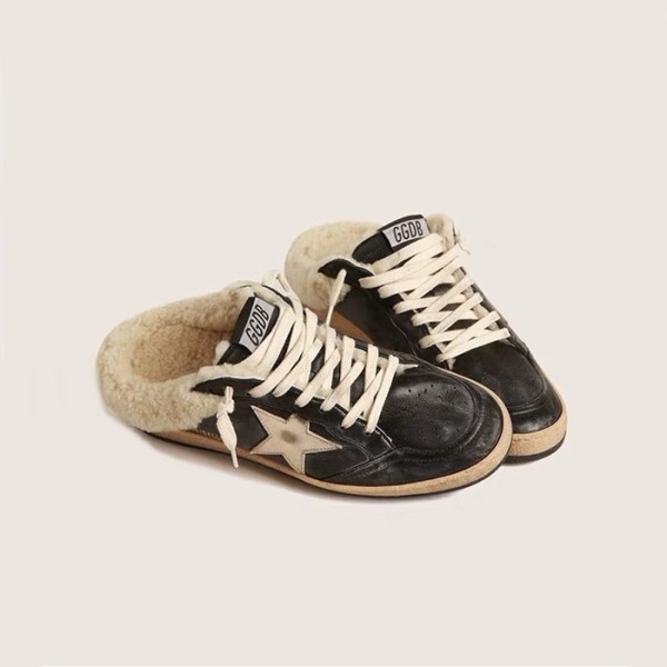 ✨골든구스 여성 블랙 스타 스니커즈 - Golden Goose Womens Ballstar Sneakers - gos611x