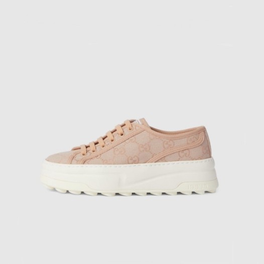 ❤매장판 구찌 여성 핑크 스니커즈 - Gucci Womens Pink Sneakers - gus623x