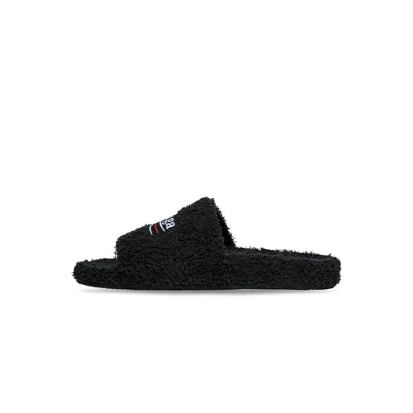 ✨발렌시아가 남/녀 블랙 슬리퍼 - Balenciaga Unisex Black Slippers - bas632x