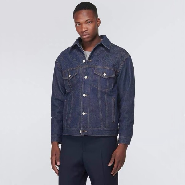 ✨구찌 남성 블루 자켓 - Gucci Mens Blue Jackets - guc500x