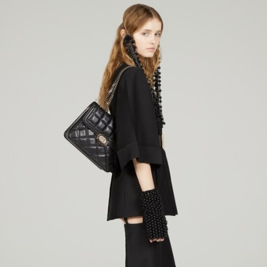 ❤구찌 여성 블랙 데코 퀄팅 백 - Gucci Womens Black Deco Bag - gub1655x