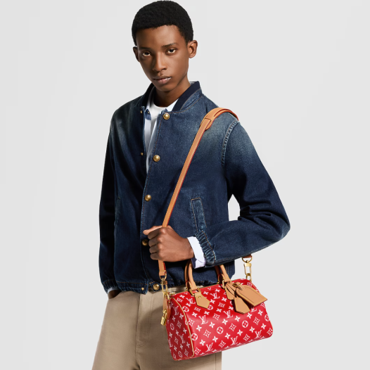 ★루이비통 남성 레드 스피디 P9 반둘리에 25 M24425 - Louis vuitton Mens Speedy Bandoulire25 - lvb1733x