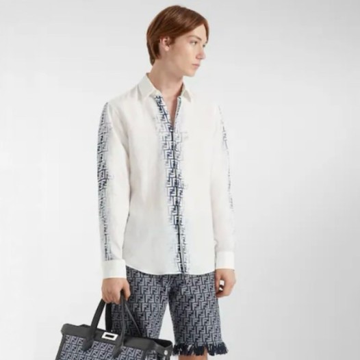 ❤펜디 남성 화이트 셔츠 - Fendi Mens White Shirts - fec556x