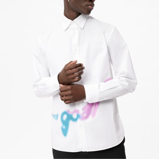 ❤루이비통 남성 화이트 셔츠 - Louis vuitton Mens White Shirts - lvc564x
