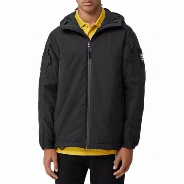 ✨버버리 남성 블랙 다운 자켓 - Burberry Mens Black Jackets - buc615x