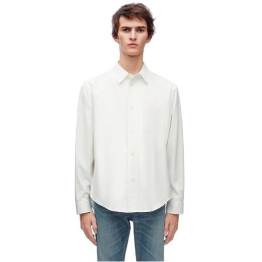 ❤로에베 남성 화이트 셔츠 - Loewe Mens White Shirts - loc336x