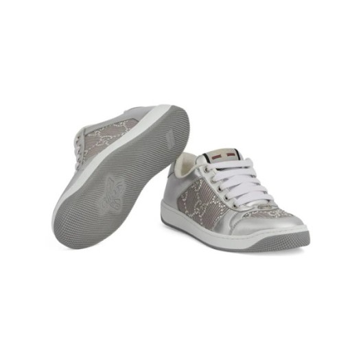 ❤구찌 남/녀 실버 스니커즈 - Gucci Unisex Silver Sneakers - gus638x