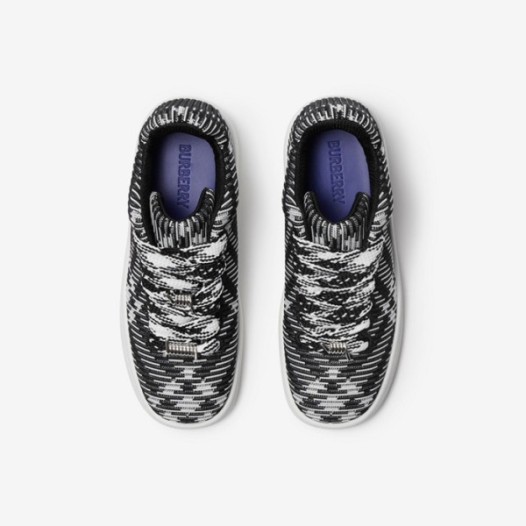 ❤버버리 남/녀 블랙 스니커즈 - Burberry Unisex Black Sneakers - bus643x