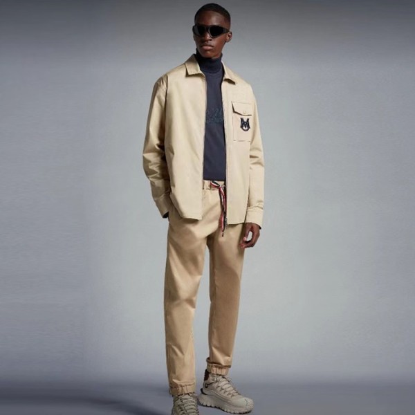 ✨몽클레어 남성 베이지 팬츠 - Moncler Mens Beige Pants - moc468x