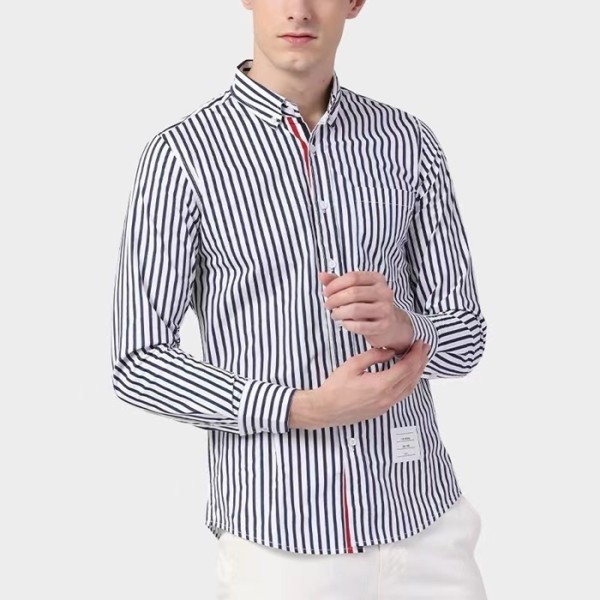 ✨톰브라운 남성 블랙 셔츠 - Thom Browne Mens Black Tshirts - thc62x